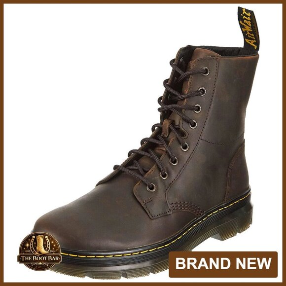Shoes - Leather Ankle Boots Unisex Rugged Construction Durable Everyday Wear